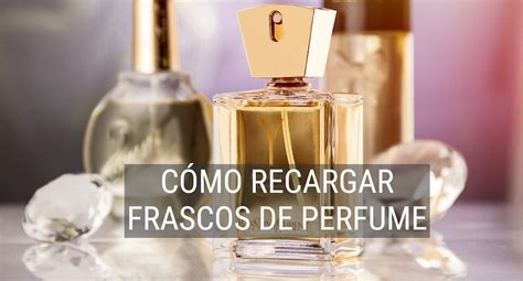 recargar frasco de perfume.